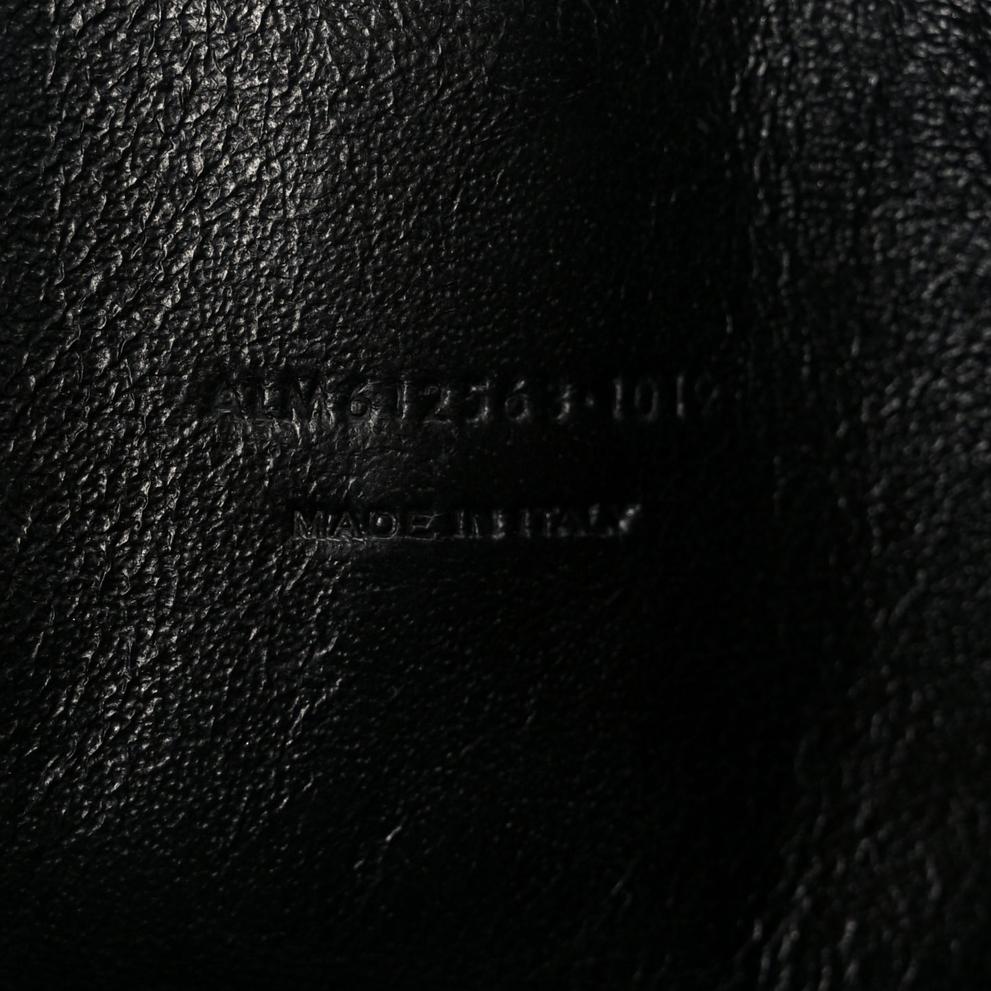 Calfskin Crocodile Embossed Monogram Mini Lou Camera Bag Black