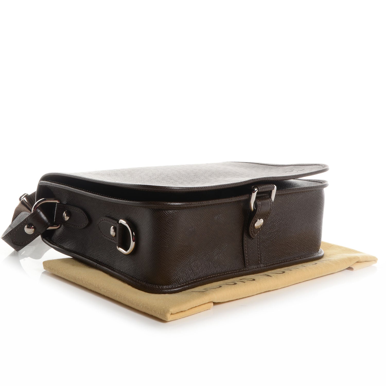 Louis Vuitton Taiga Andrei Messenger Bag Grizzli 4 of 7