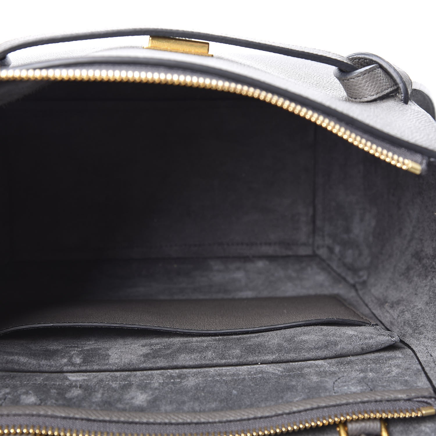 Celine Baby Grained Calfskin Micro Belt Bag Grey 4 of 9
