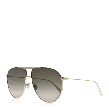 Christian Dior Metal Monsieur 1 Sunglasses Light Gold Havana 1 of 8