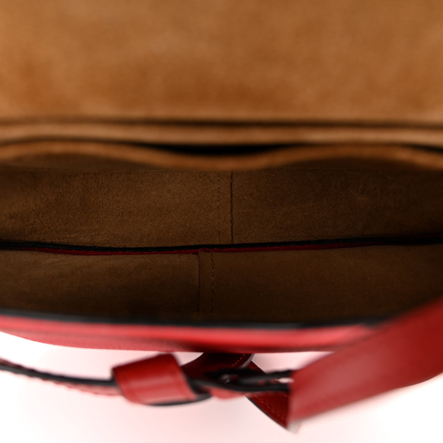 Loewe Grained Calfskin Mini Gate Crossbody Bag Scarlet Burnt Red 5 of 9