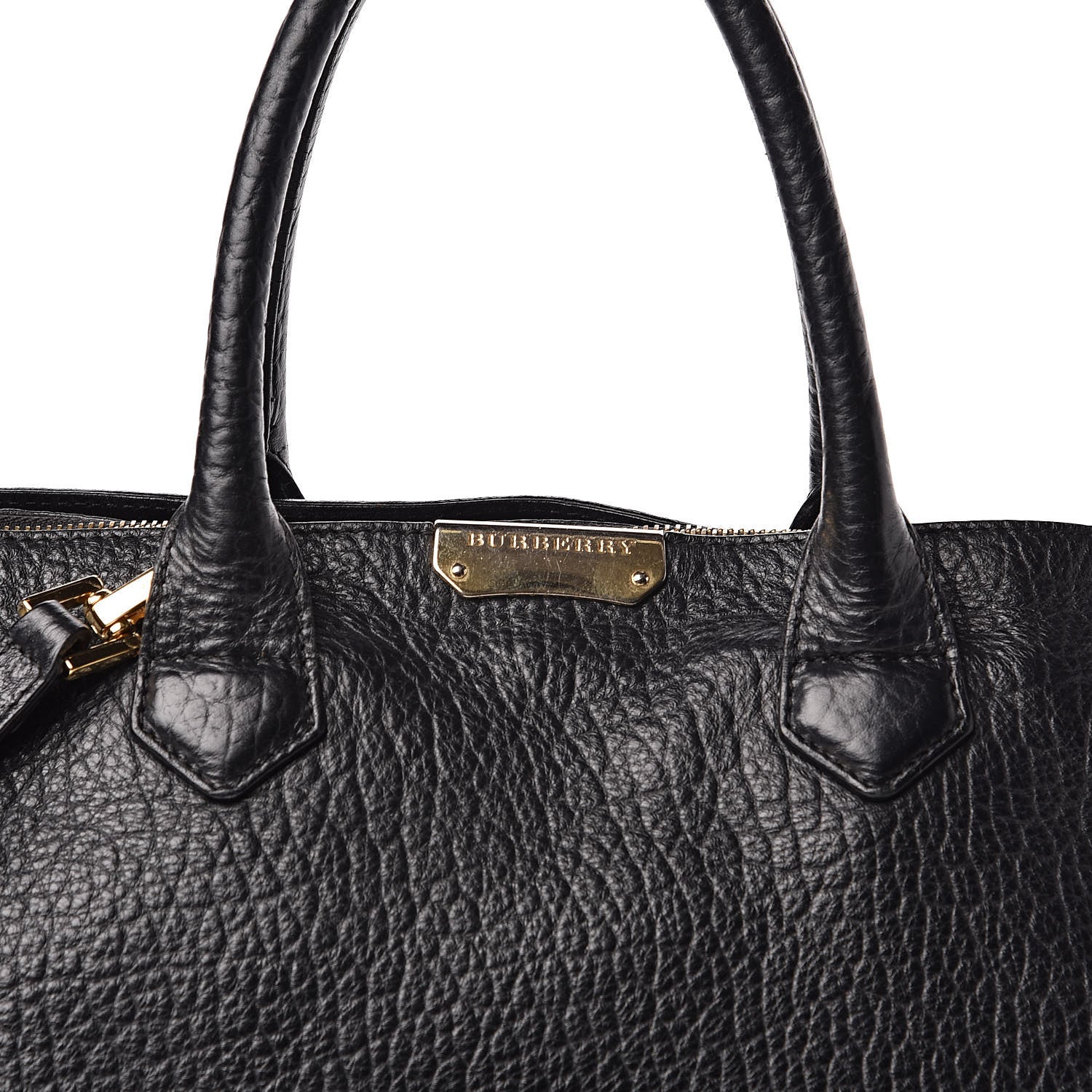 Burberry Heritage Grain Medium Dewsbury Tote Black 11 of 12