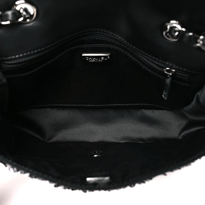 Chanel Sequin Medium Single Flap Silver Black Multicolor 5 of 10
