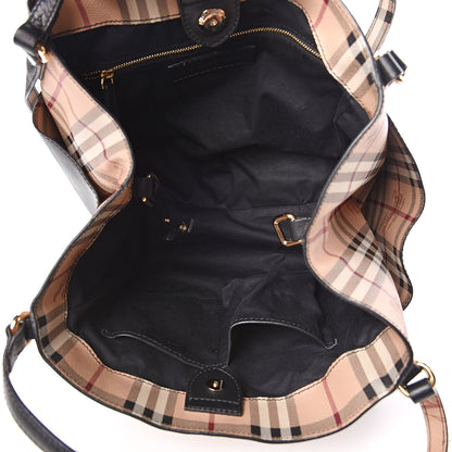 Burberry Haymarket Check Small Canterbury Tote Black 5 of 10