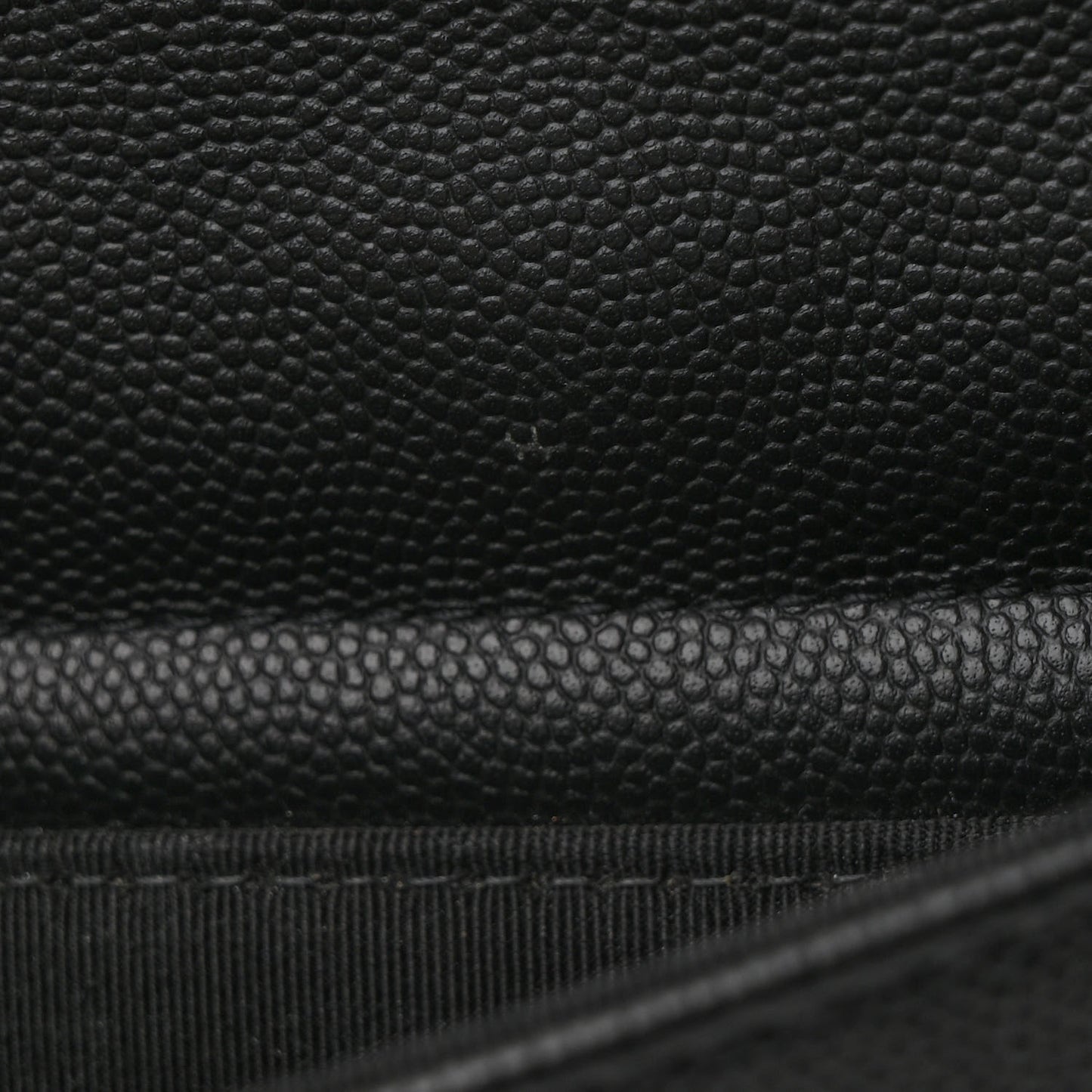 Caviar Quilted Medium Zip Around Backpack Black