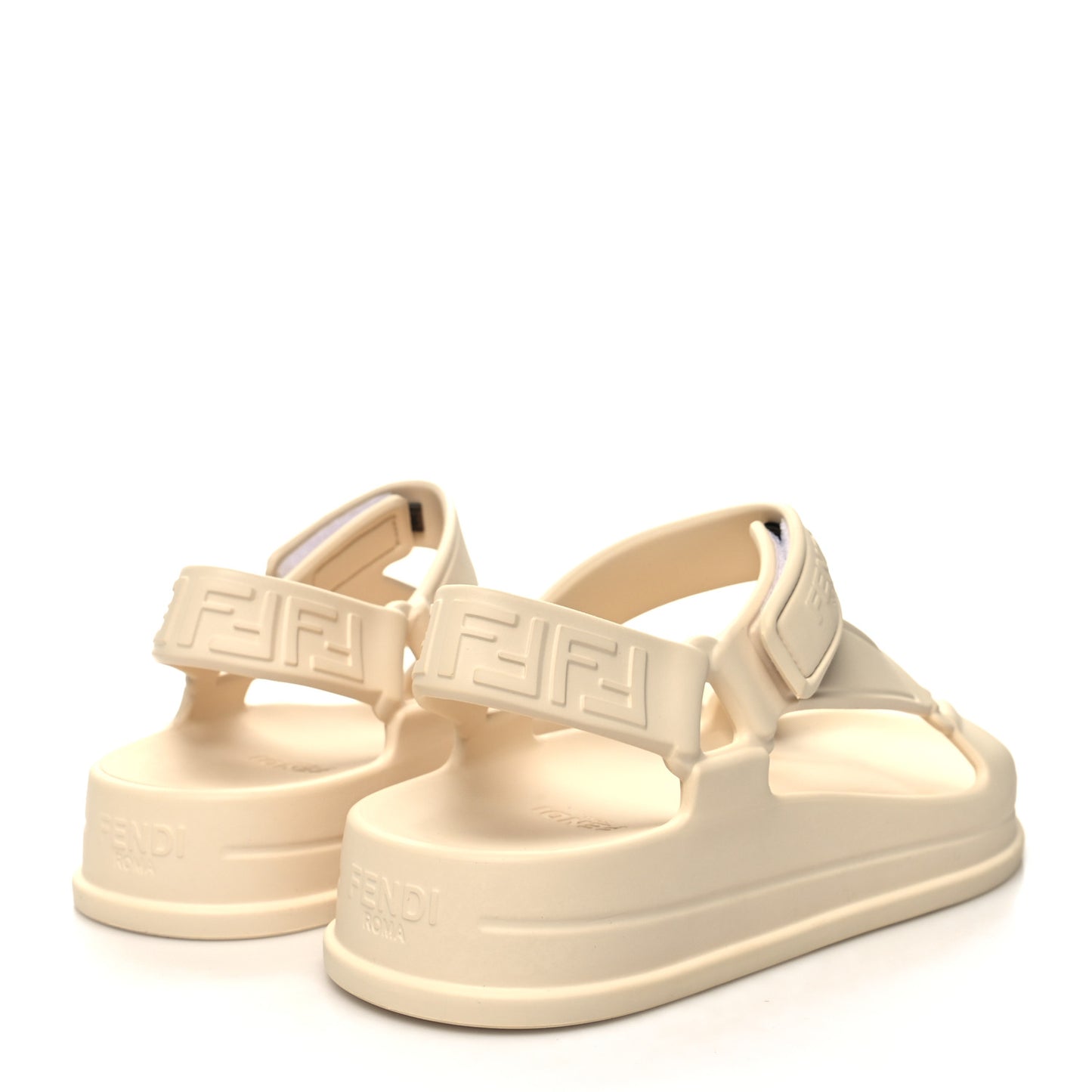 Rubber FF Sporty Hiker 25mm Sandals 38 Chalk