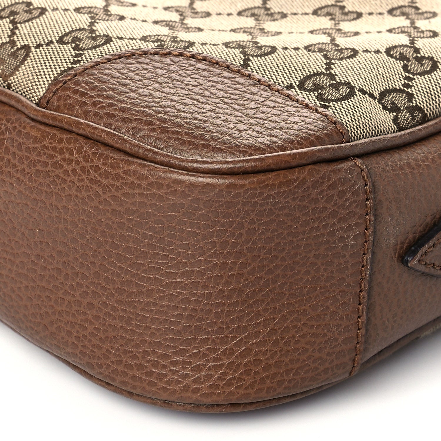 Gucci Monogram Mini Bree Messenger Bag Beige Tabacco 7 of 12