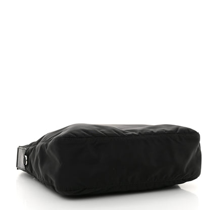 Prada Re-Nylon Vela Saffiano Pocket Double Zip Messenger Bag Black 4 of 10