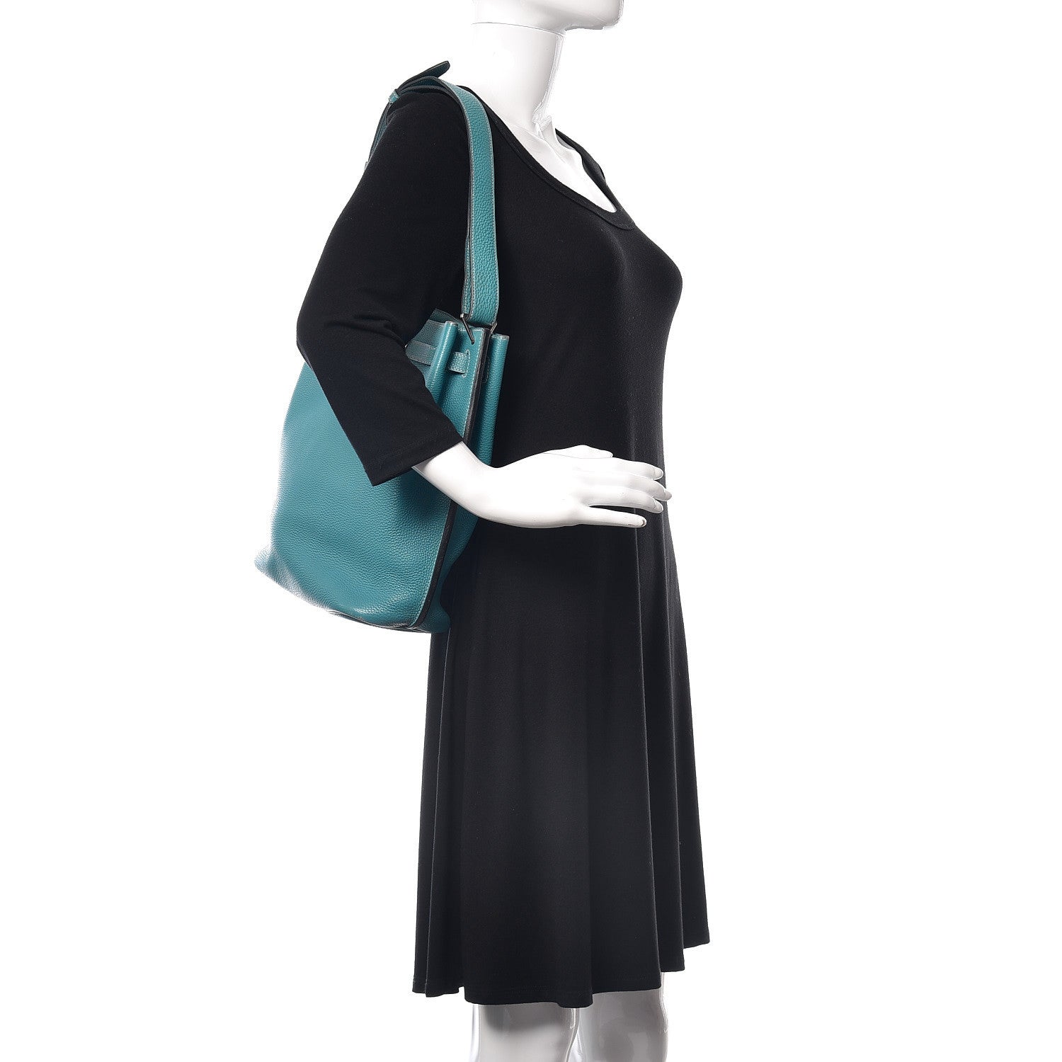 Hermes Togo So Kelly 22 Blue Jean 2 of 14