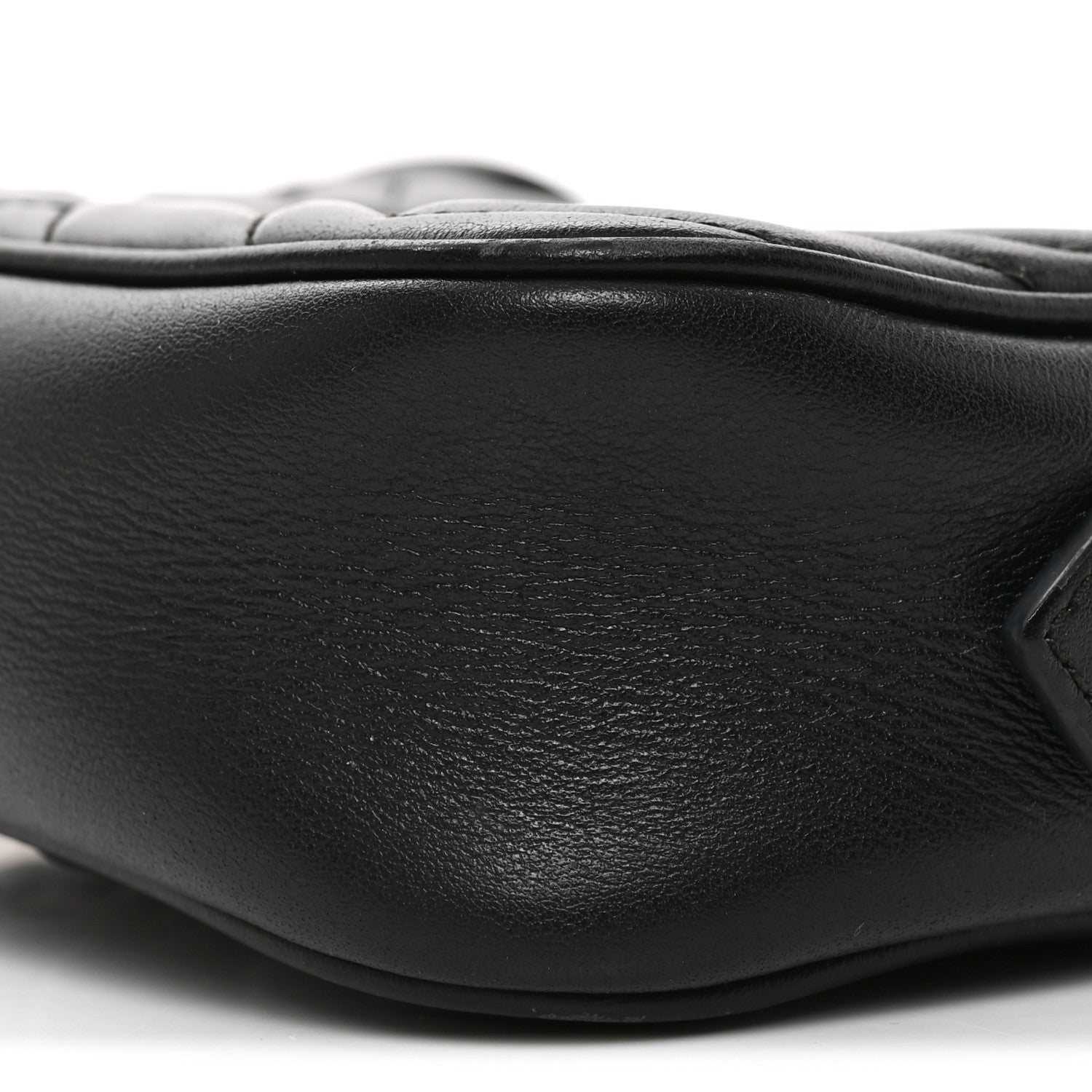 Gucci Calfskin Matelasse Small GG Marmont Chain Shoulder Bag Black 10 of 10