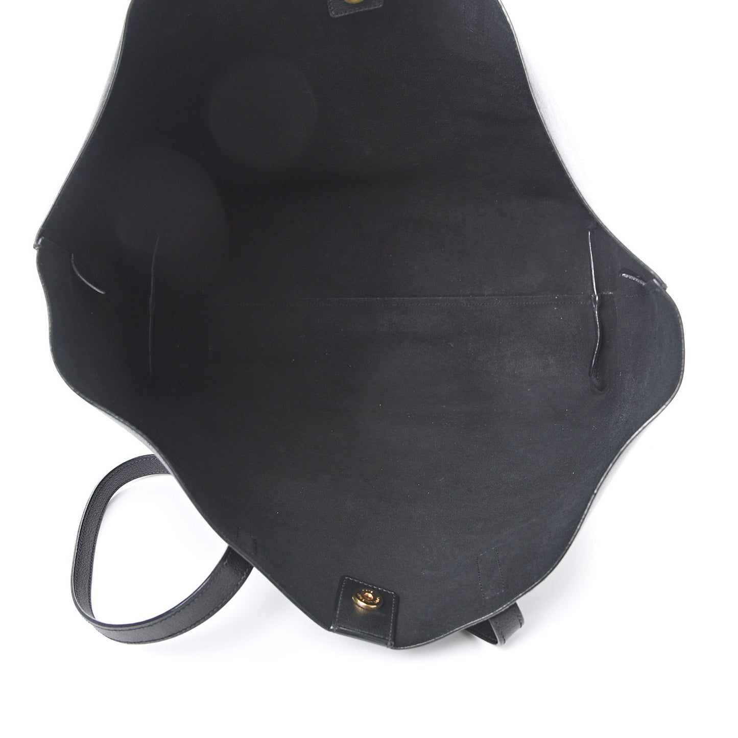 Calfskin Large Shopping Tote Black