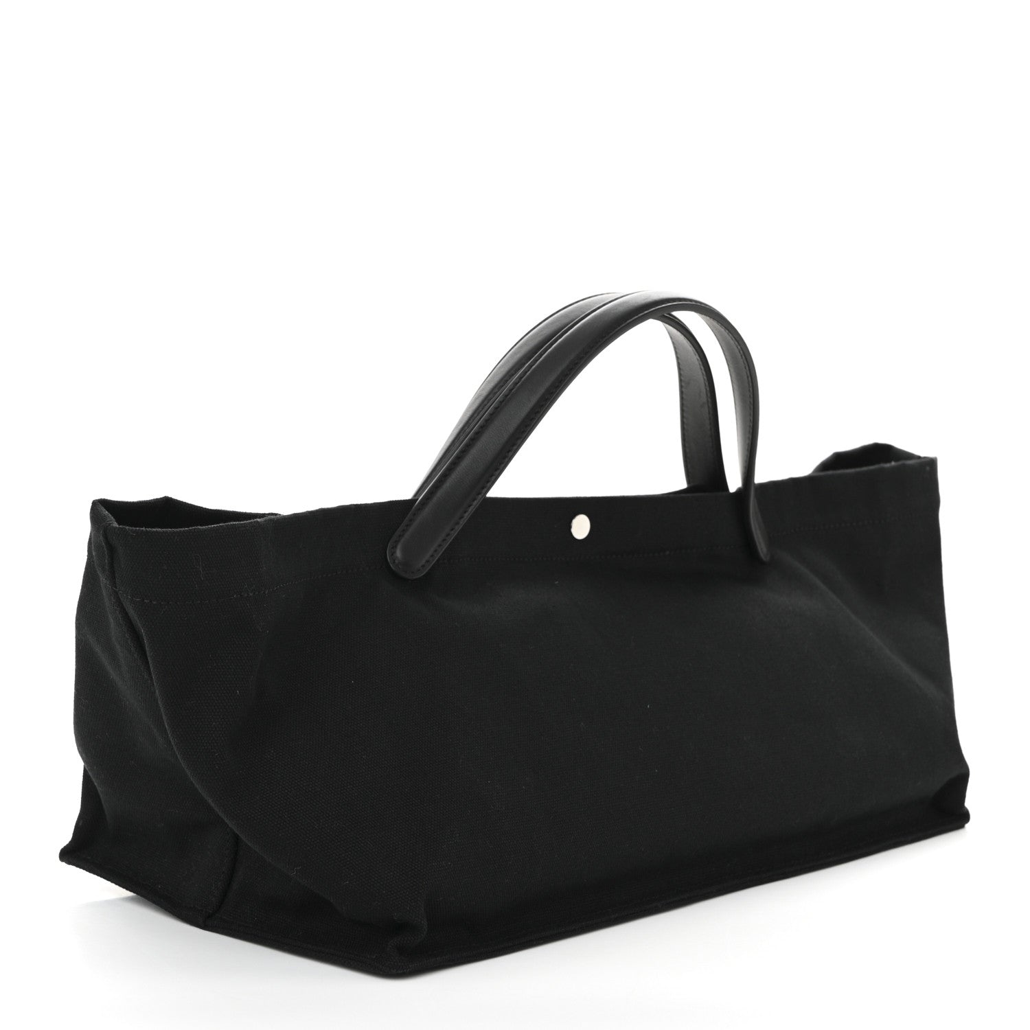 The Row Cotton Twill East West Idaho Tote Black 4 of 17
