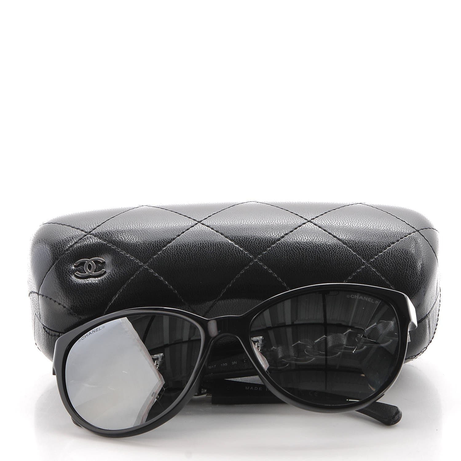 Chanel CC Chain Sunglasses 5215Q Black 7 of 7