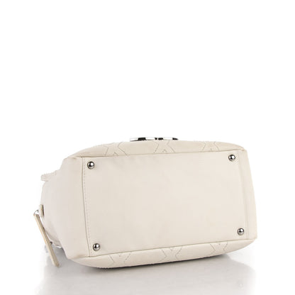 Chanel Calfskin Small Diamond Stitch Tote White 4 of 8
