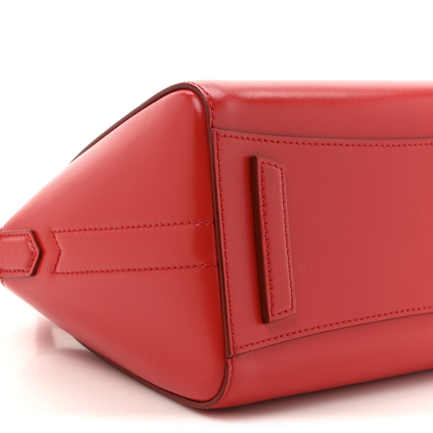 Shiny Lord Calfskin Mini Antigona Red