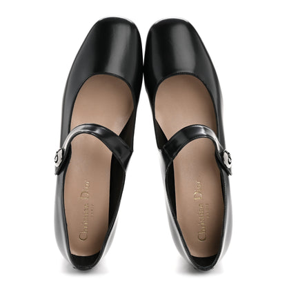 Christian Dior Brushed Calfskin Uniform 30mm Pumps 40 Black 38 Black 2 of 10