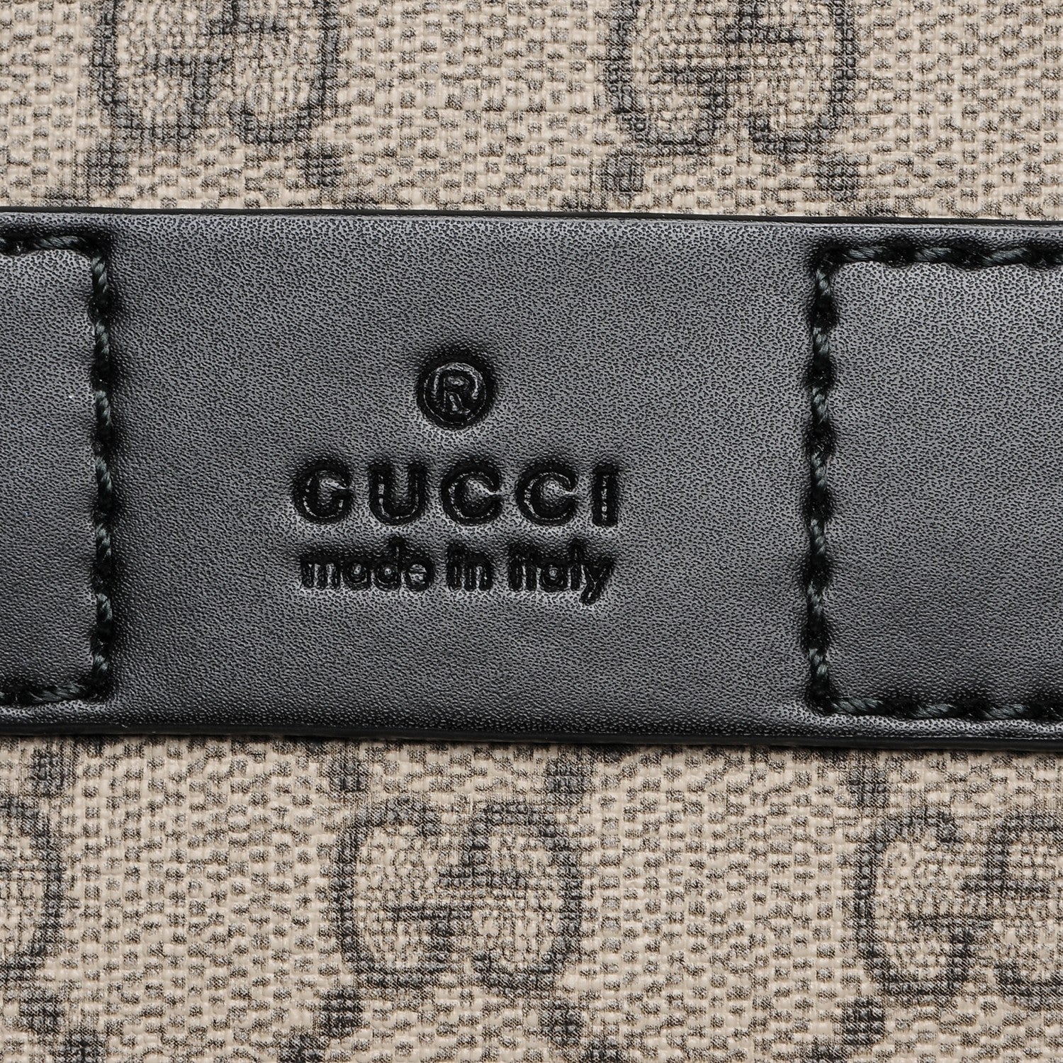 Gucci Soft GG Supreme Monogram Web Vertical Tote Black 6 of 7
