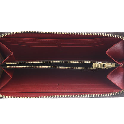 Louis Vuitton Damier Ebene Clemence Wallet Cherry 4 of 8