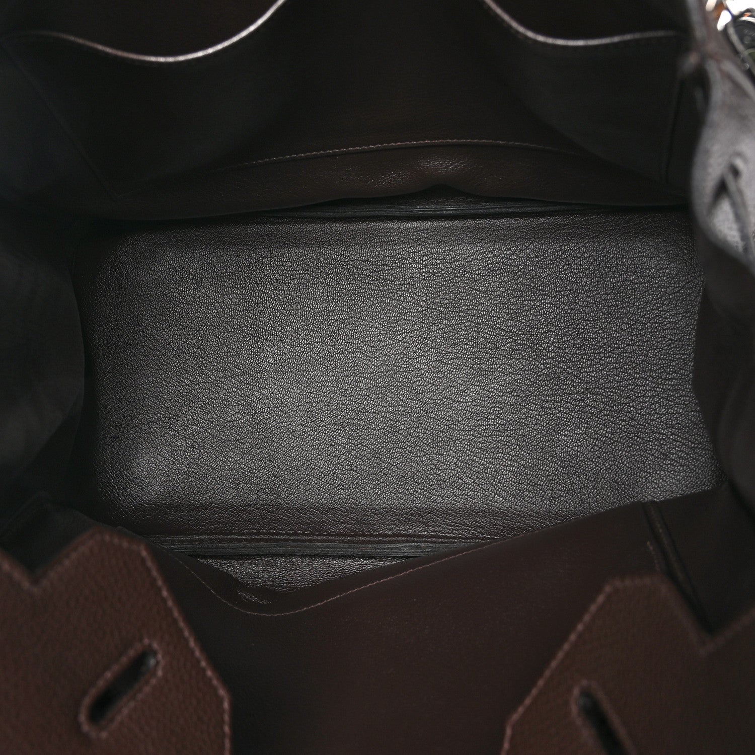 Hermes Togo HAC Birkin 32 Chocolate 7 of 12