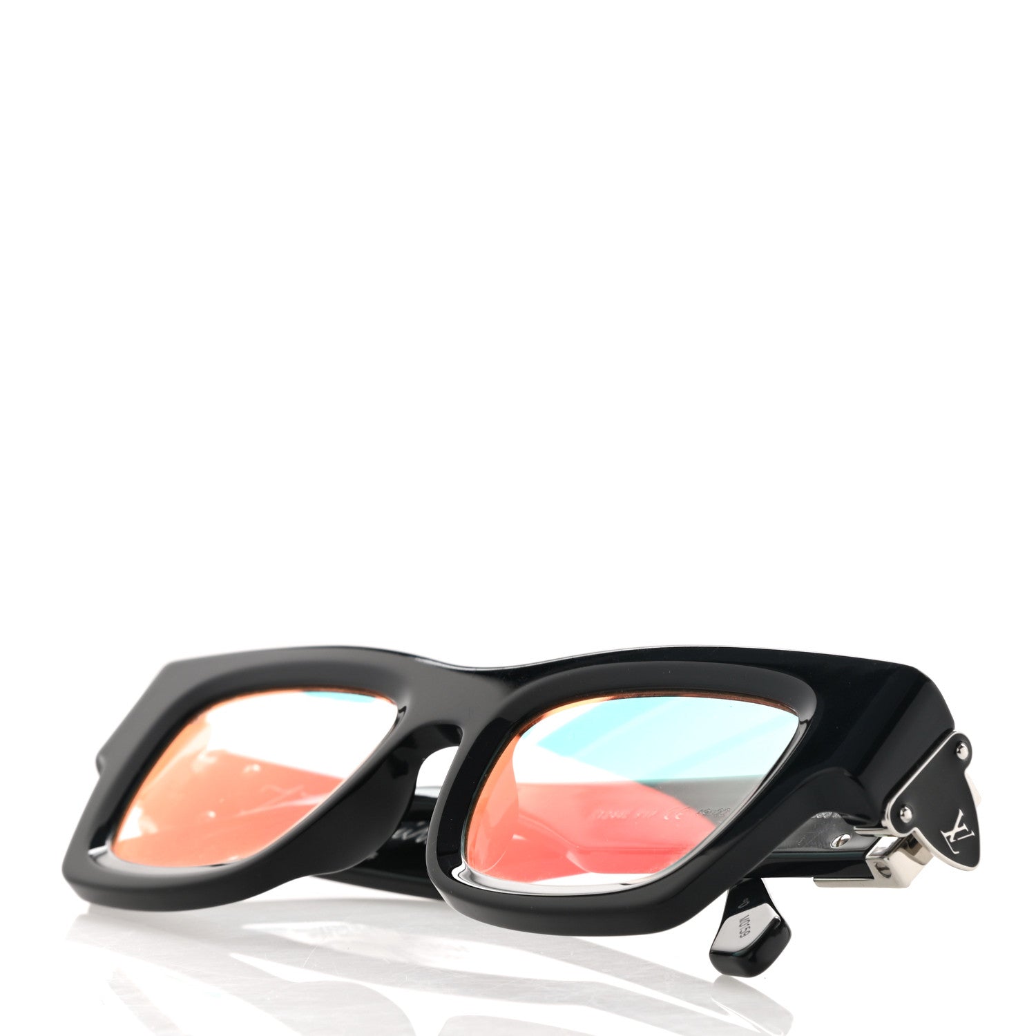 Louis Vuitton Acetate Charleston Sunglasses Z1244E Black Prism