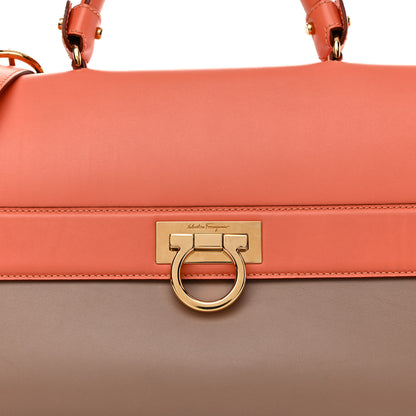 Salvatore Ferragamo Calfskin Large Sofia Shoulder Bag Multicolor 8 of 15