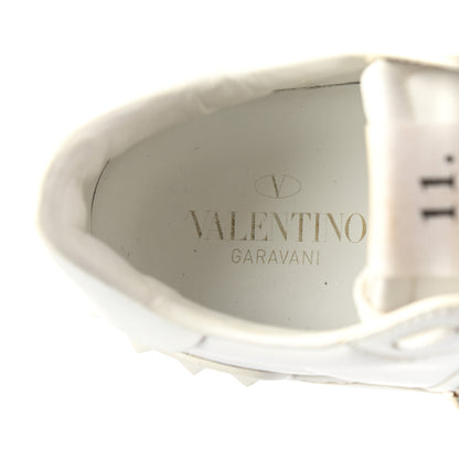 Valentino Garavani Calfskin Rockstud Untitled Open Sneakers 38 White 7 of 13