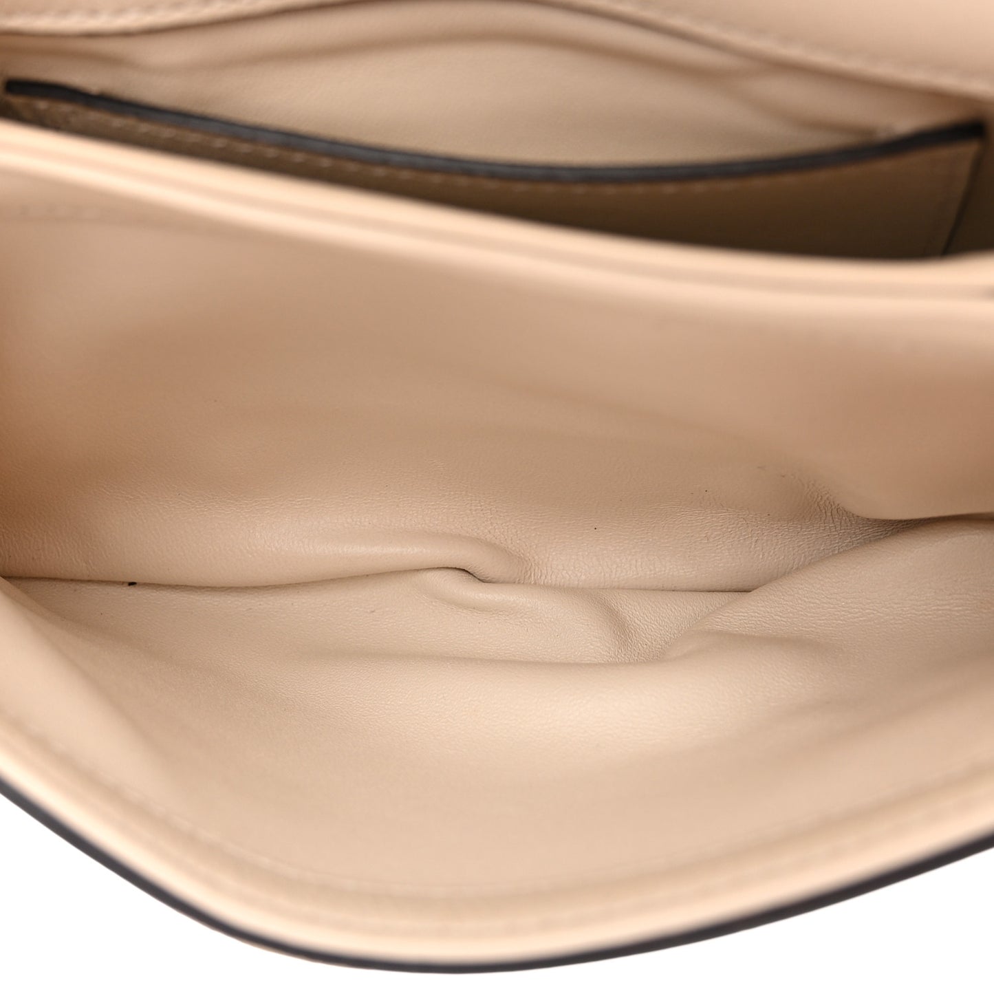 Roxy Calfskin Web Mini Blondie Shoulder Bag White