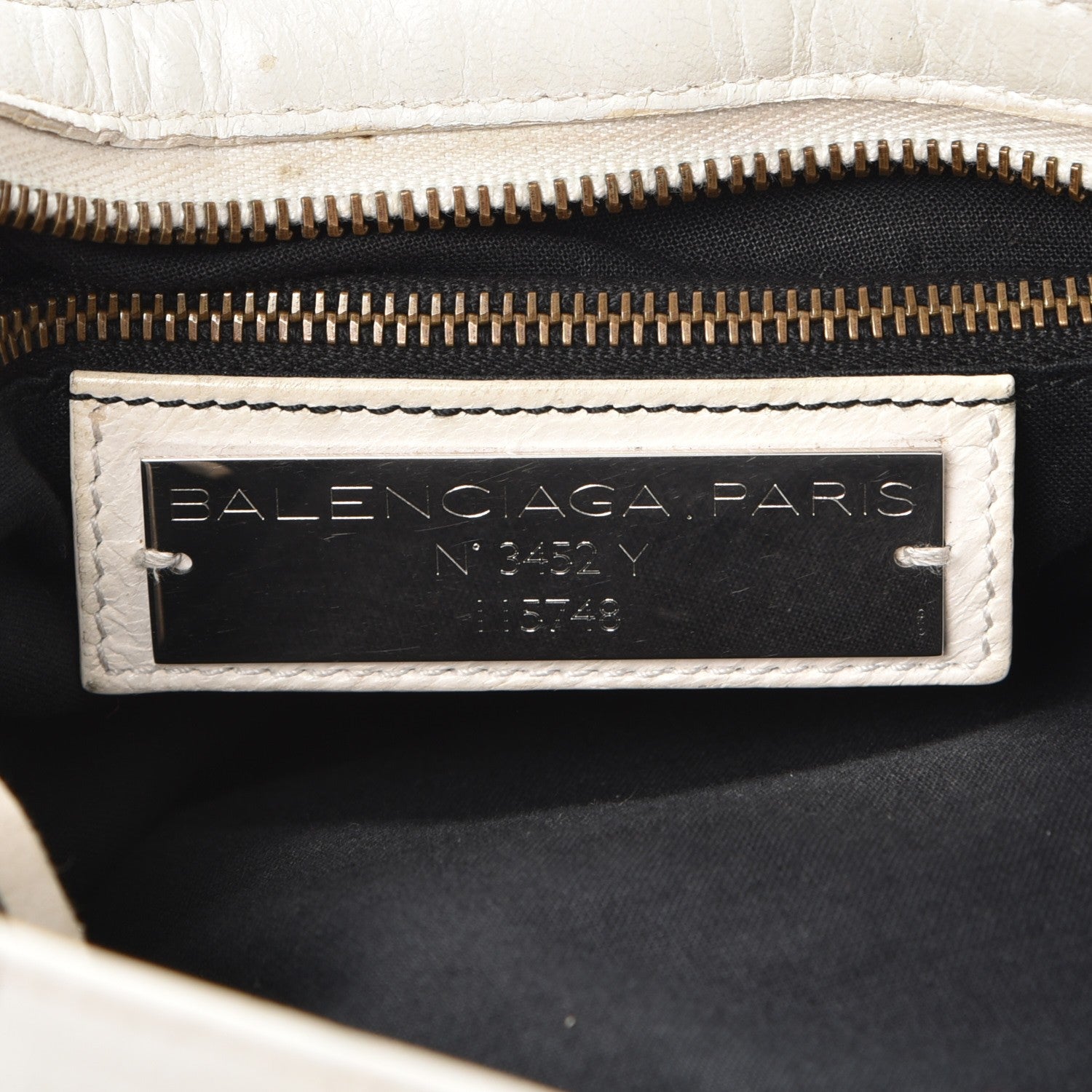 Balenciaga Agneau Classic Hardware City White 7 of 22