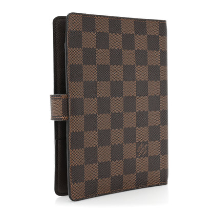 Louis Vuitton Damier Ebene Medium Ring Agenda Cover 3 of 11