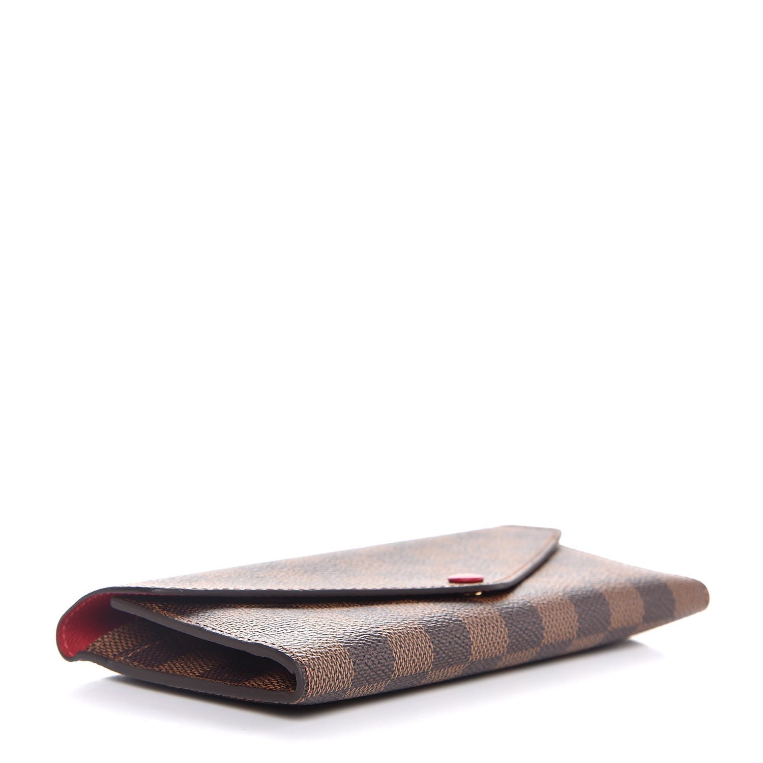 Louis Vuitton Damier Ebene Josephine Wallet Red 4 of 9
