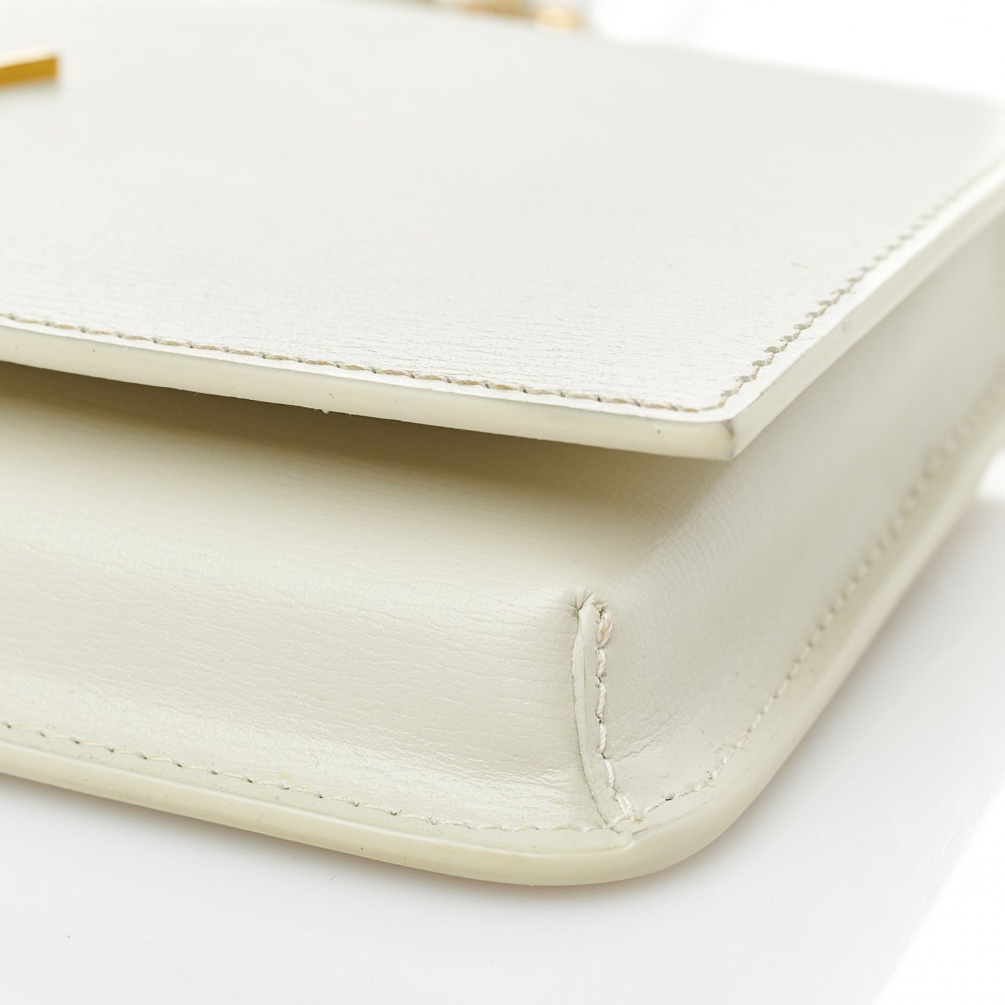 Smooth Calfskin Monogram Phone Holder Crossbody Crema Soft