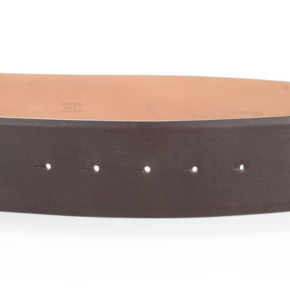 Chanel Calfskin CC Belt 105 42 Dark Brown 7 of 8