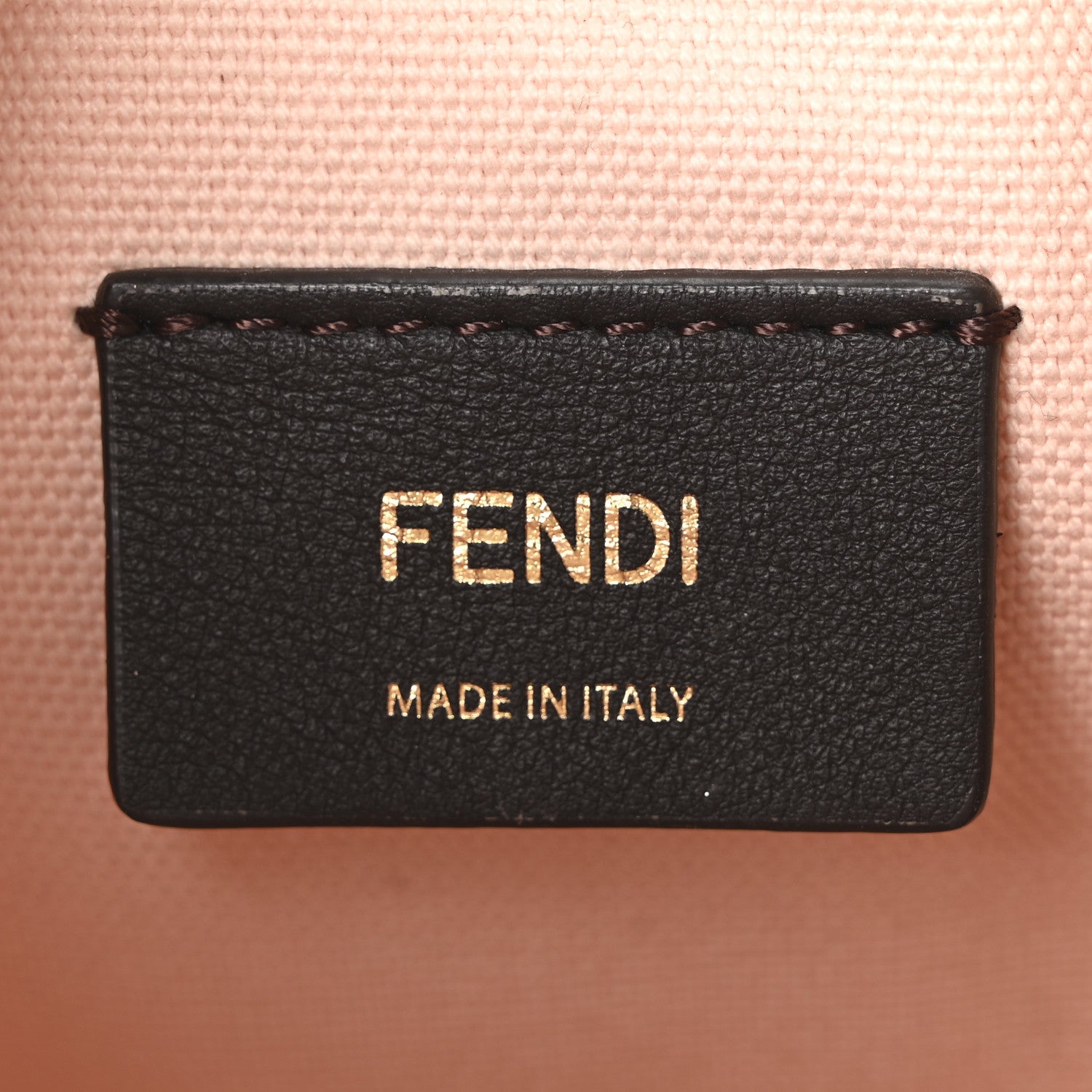 Fendi Canvas Nappa F is Fendi FF Embroidered Mini Mon Tresor Bucket Bag Baby Pink 6 of 10