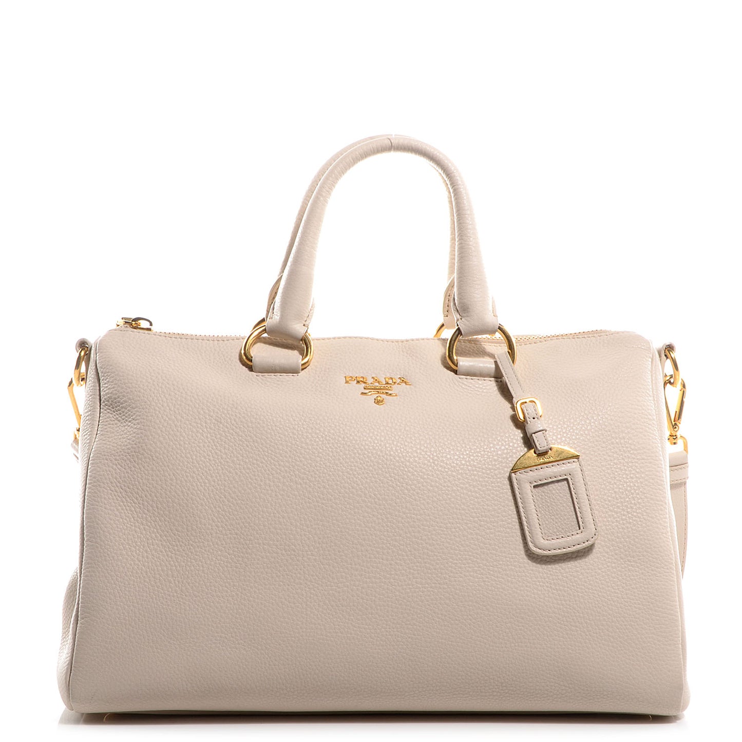 Vitello Daino Zip Tote Talco