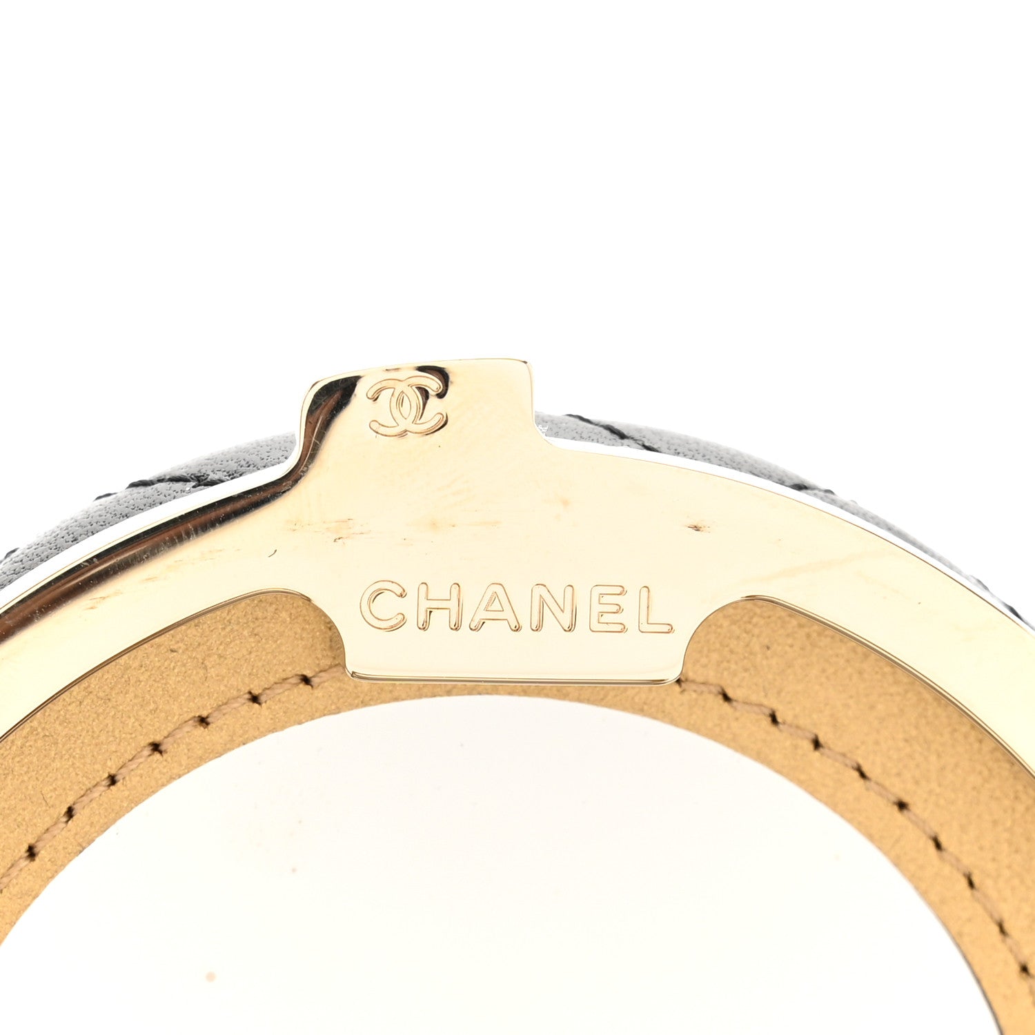 Chanel Lambskin Enamel Quilted Round Poker Chip Clutch With Chain Black White 6 of 11