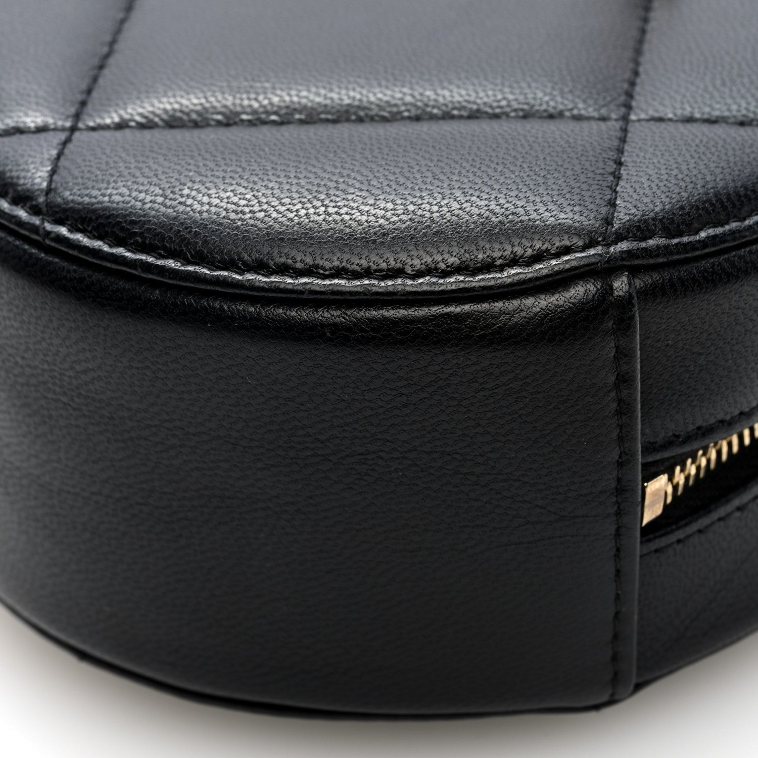 Chanel Lambskin Quilted Chanel 19 Round Clutch With Chain Black 10 of 10