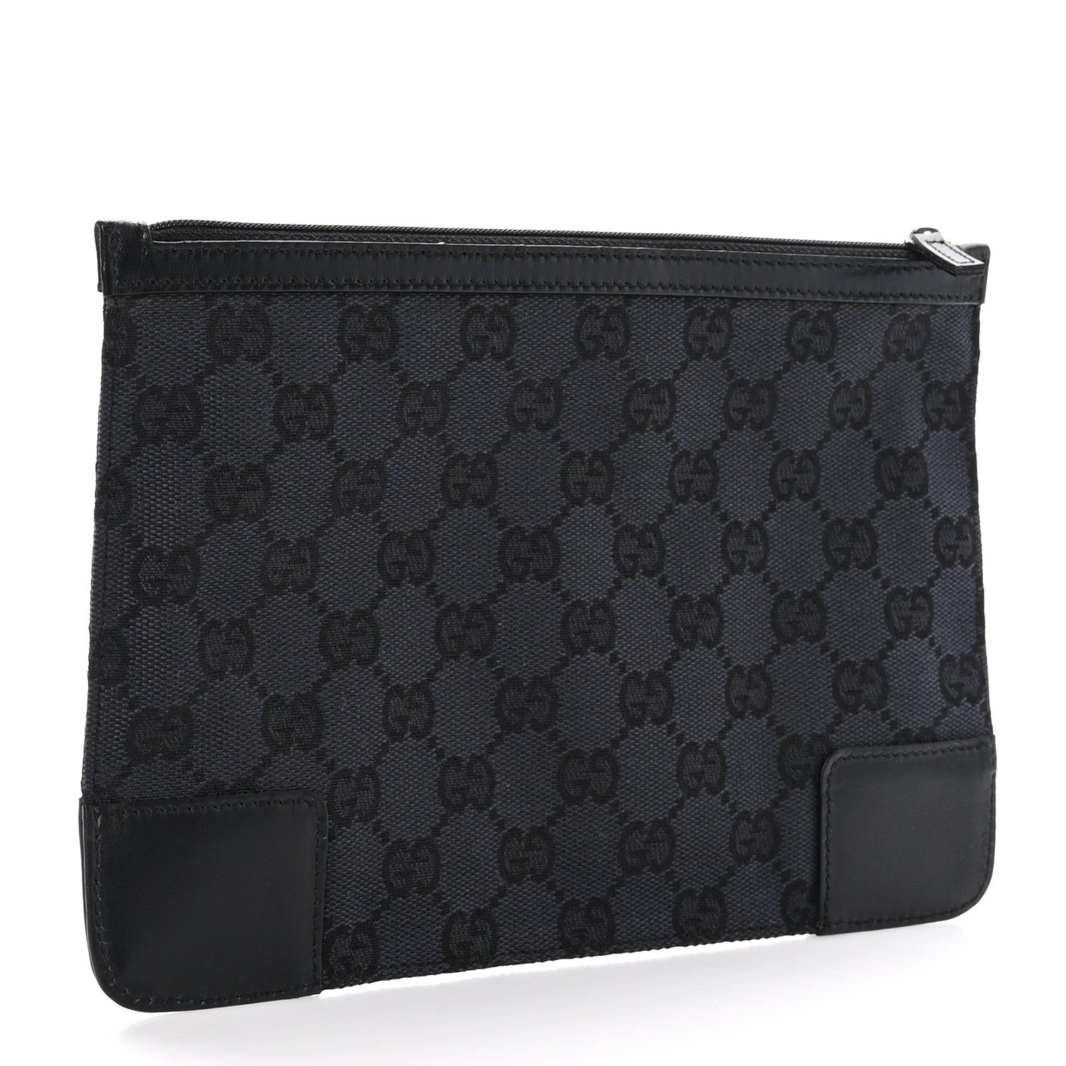 Gucci Monogram Zip Pouch Black 3 of 7
