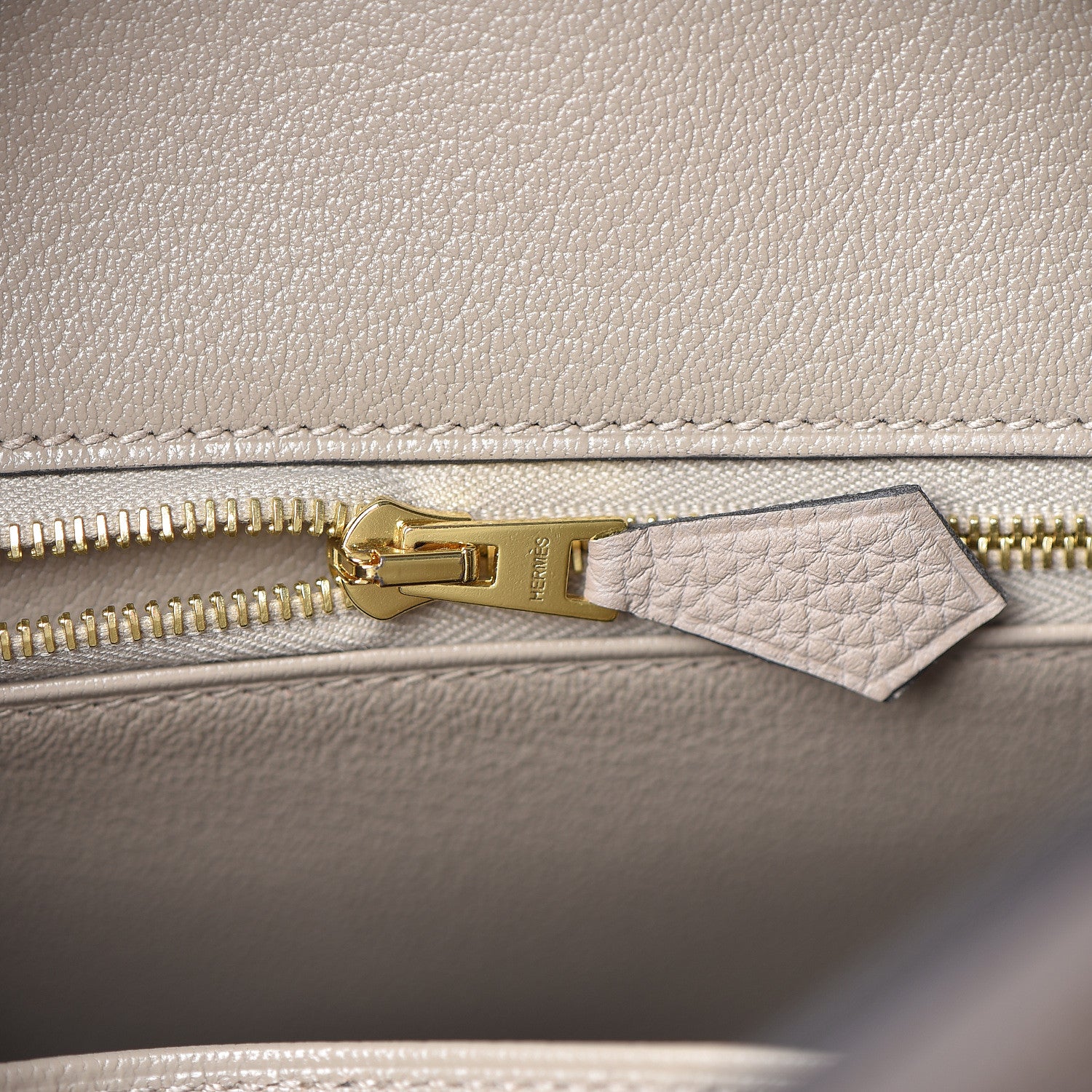 Hermes Togo Birkin 25 Gris Tourterelle 11 of 35