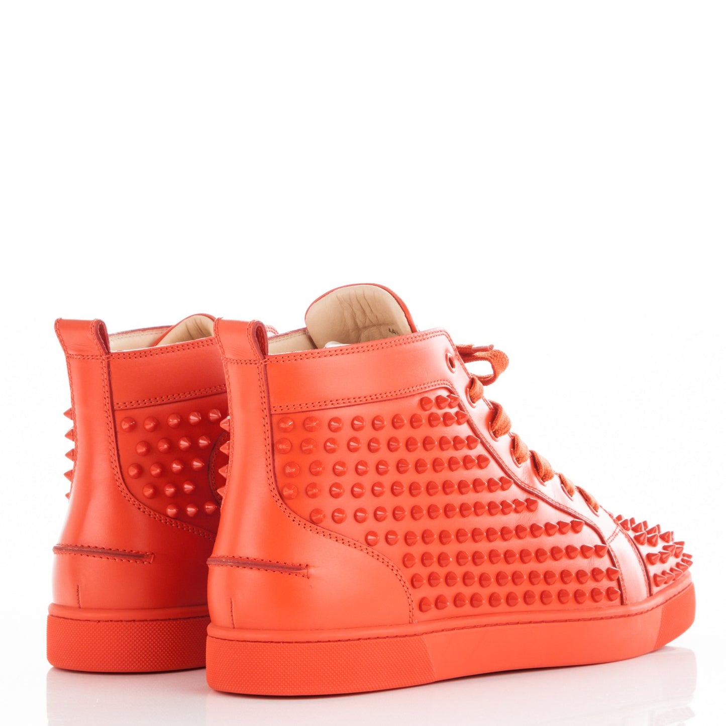 Calfskin Louis Spikes Flat Mens Sneakers 44.5 Capucine