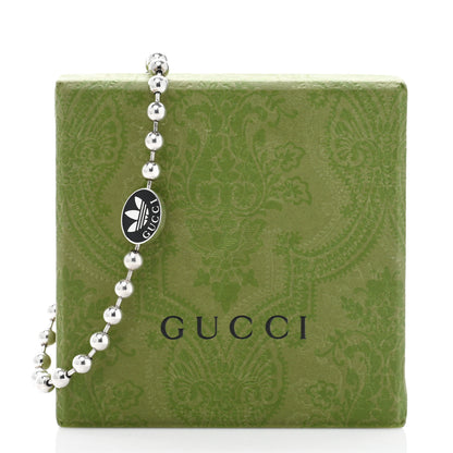 Gucci X ADIDAS Sterling Silver Enamel Bead Bracelet Black 4 of 4