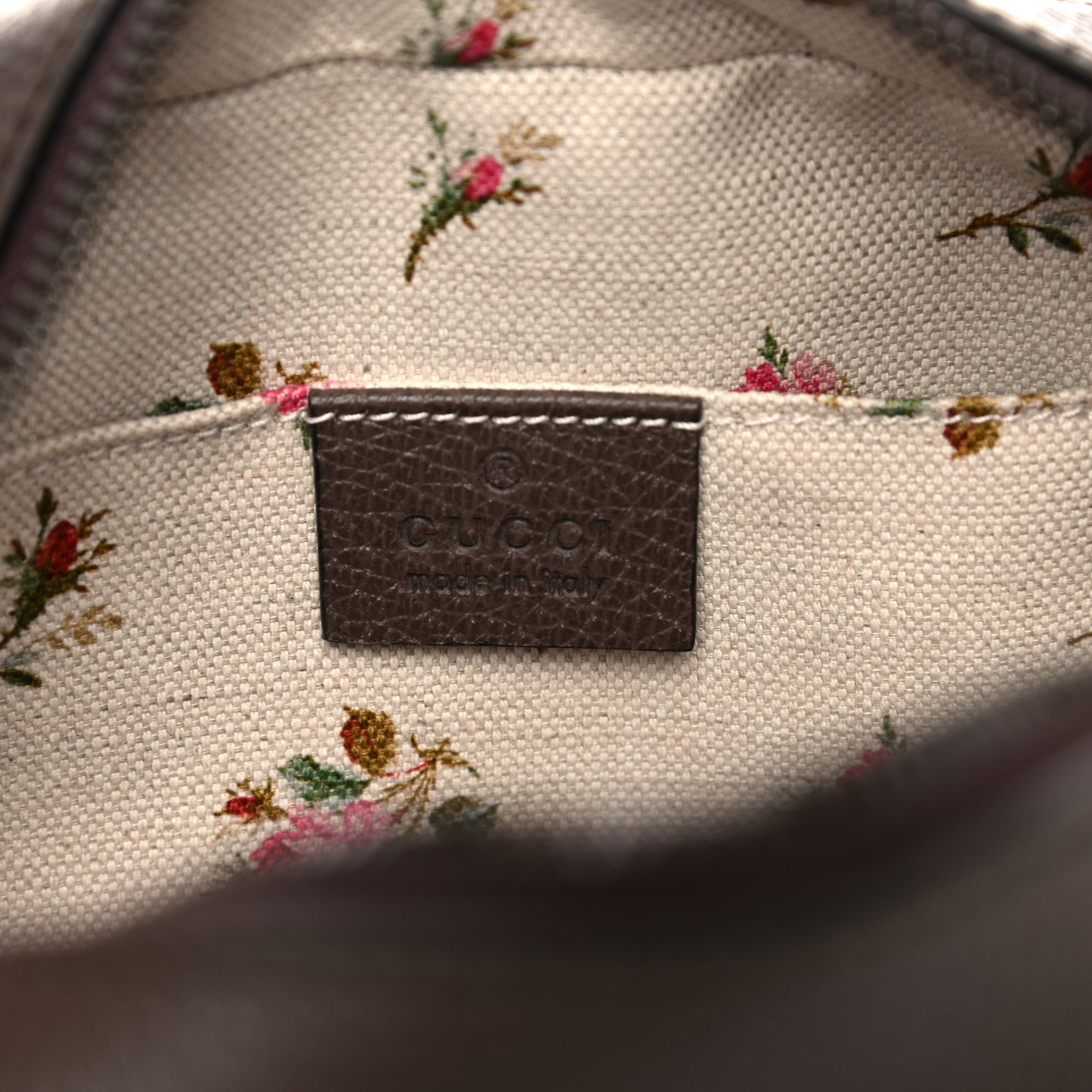 GG Supreme Monogram Web Neo Vintage Shoulder Bag Beige New Acero Crop