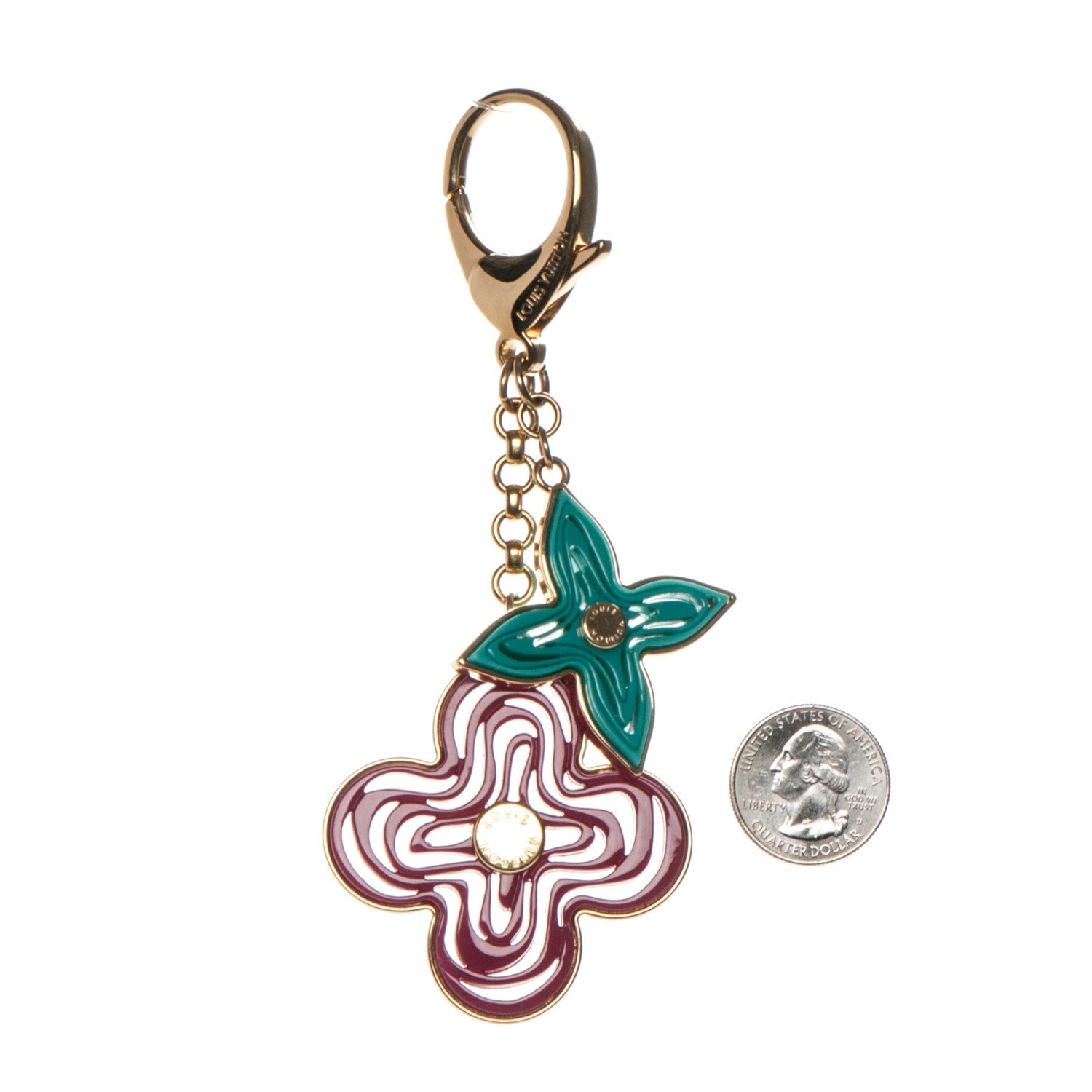Louis Vuitton Resin Naif Bag Charm Grenadine 2 of 4