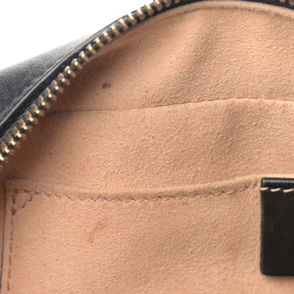 Gucci Calfskin Matelasse Small GG Marmont Chain Shoulder Bag Black 13 of 16