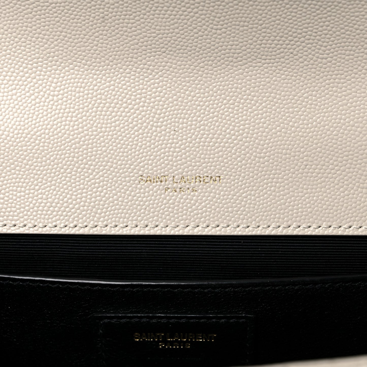 Grain De Poudre Textured Mixed Matelasse Medium Triquilt Monogram Satchel Crema Soft
