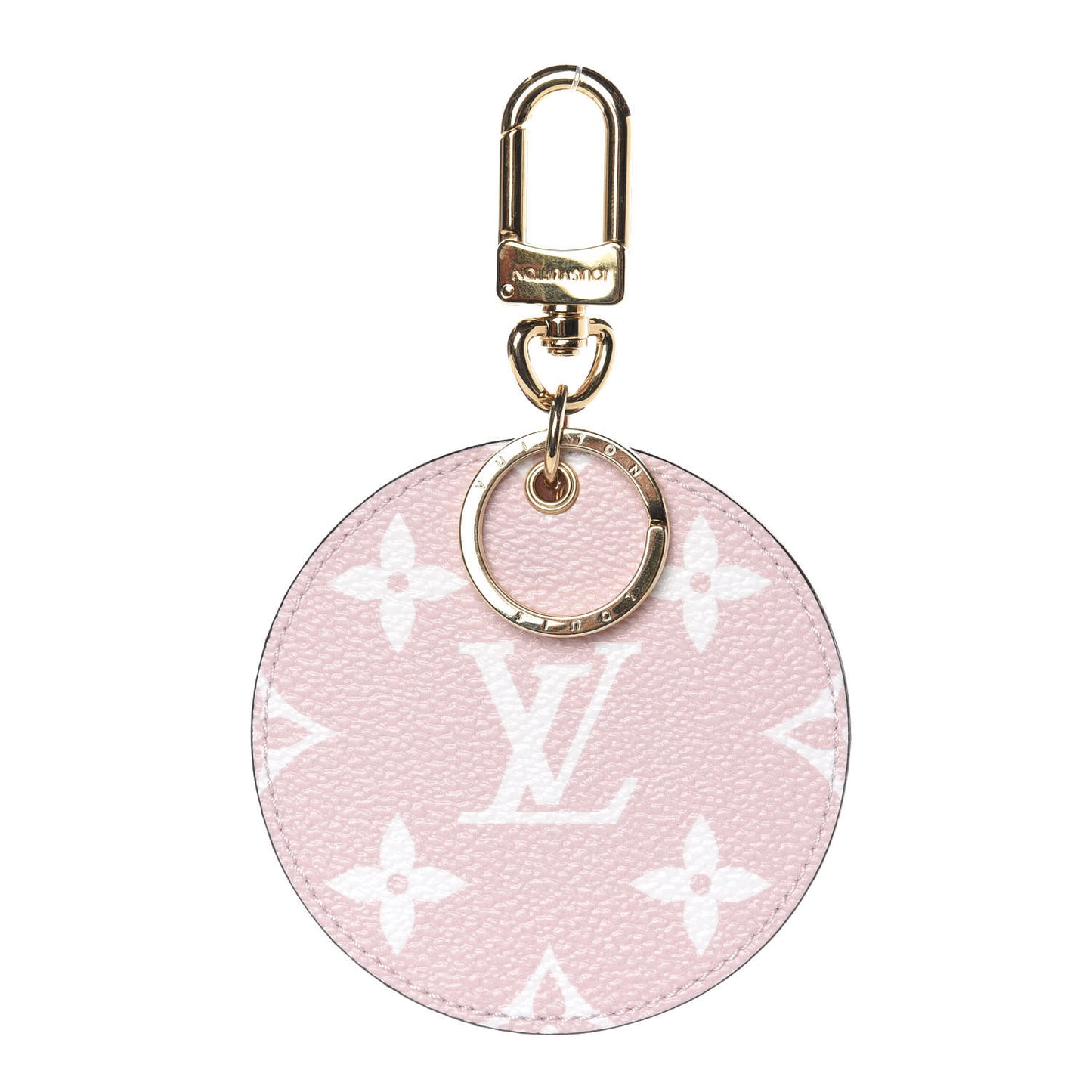 Monogram Giant Bag Charm Key Holder Rouge