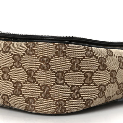Gucci Monogram Flap Messenger Bag Beige Dark Brown 9 of 9