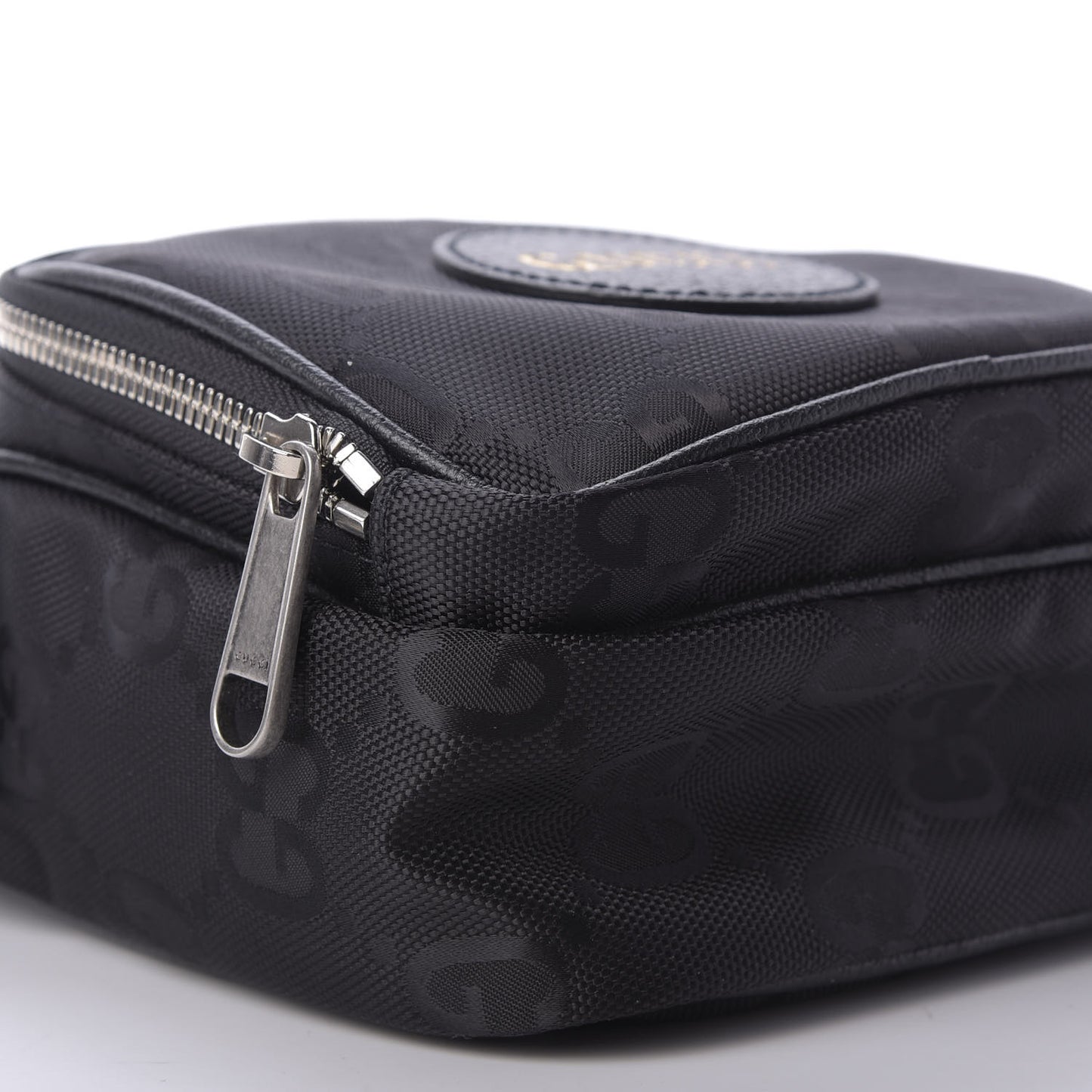 Econyl Nylon Monogram Off The Grid Shoulder Bag Black