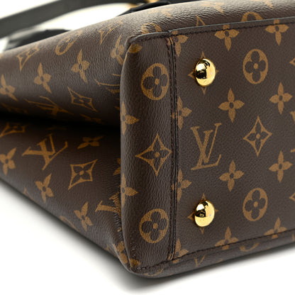 Louis Vuitton Monogram Flower Tote Black 8 of 9