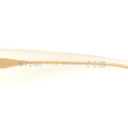 Fendi Acetate Fendi Roma Square Sunglasses FE40100I White 6 of 7