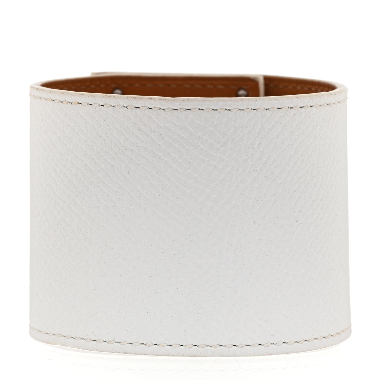Hermes Epsom Kelly Dog Extreme Bracelet S White 3 of 6